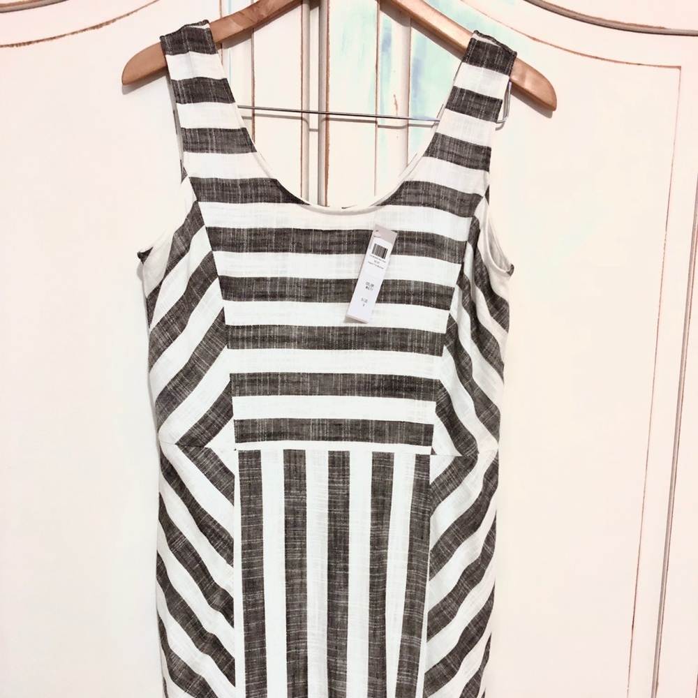 New Striped Linen Dress